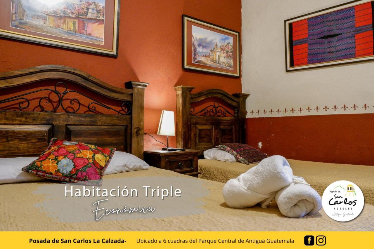 Posada De San Carlos La Calzada Antigua Bagian luar foto