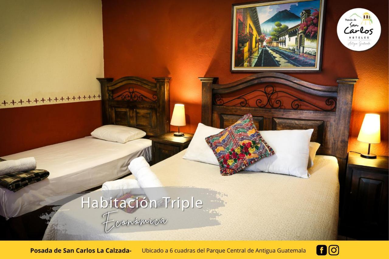 Posada De San Carlos La Calzada Antigua Bagian luar foto